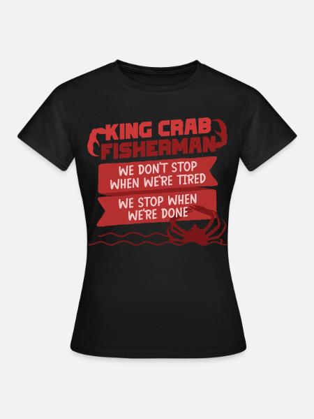 Alaska Königskrabben - Frauen T-Shirt - Schwarz