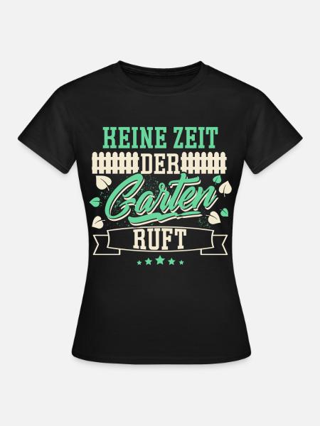 Garten Schrebergarten - Frauen T-Shirt - Schwarz