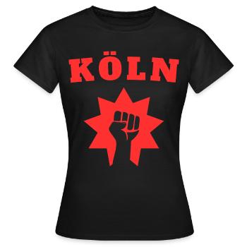 Cologne - T-shirt Femme - noir - Devant - AI Model Female 172 dark (172cm)