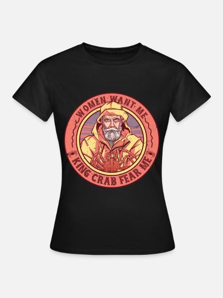 Alaska Königskrabben - Frauen T-Shirt - Schwarz