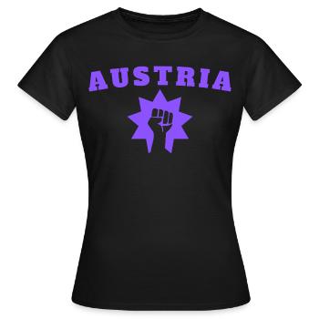Vienne - T-shirt Femme - noir - Devant - AI Model Female 172 dark (172cm)