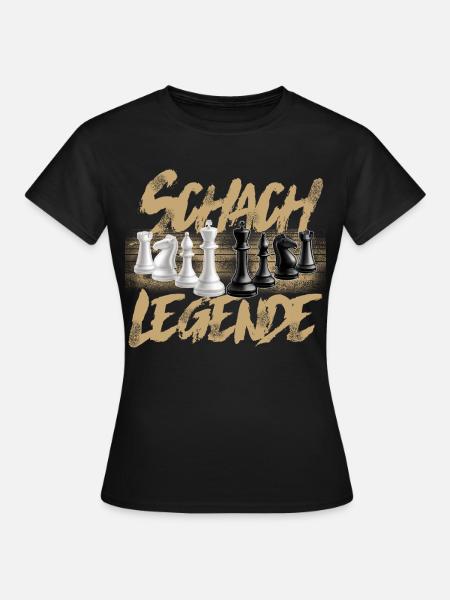 Schach Legende - Frauen T-Shirt - Schwarz