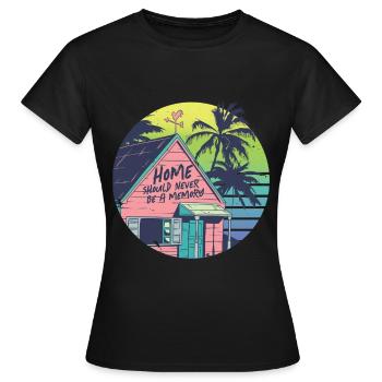 Humanité Égalité - T-shirt Femme - noir - Devant - AI Model Female 172 dark (172cm)