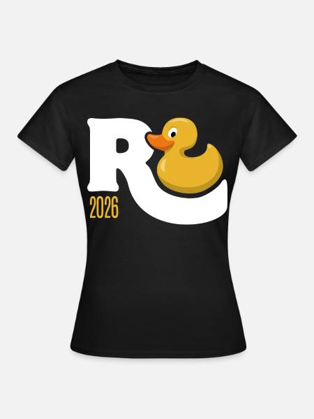 Gummiente Rente 2026 - Ruhestand - Pension - Frauen T-Shirt - Schwarz