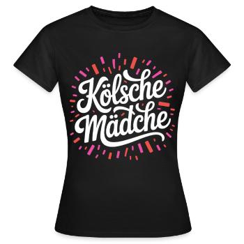 Cologne Filles Carnaval Cologne Filles - T-shirt Femme - noir - Devant - AI Model Female 172 dark (172cm)