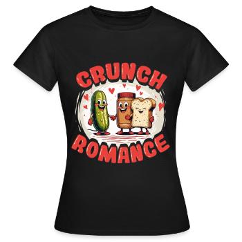 Gurke Erdnussbutter Toast Crunch Romance - Frauen T-Shirt - Schwarz - Vorne - AI Model Female 172 dark (172cm)