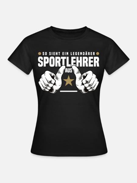 Sportlehrer - Frauen T-Shirt - Schwarz