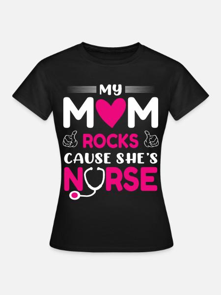 Krankenschwester Mutter - Frauen T-Shirt - Schwarz