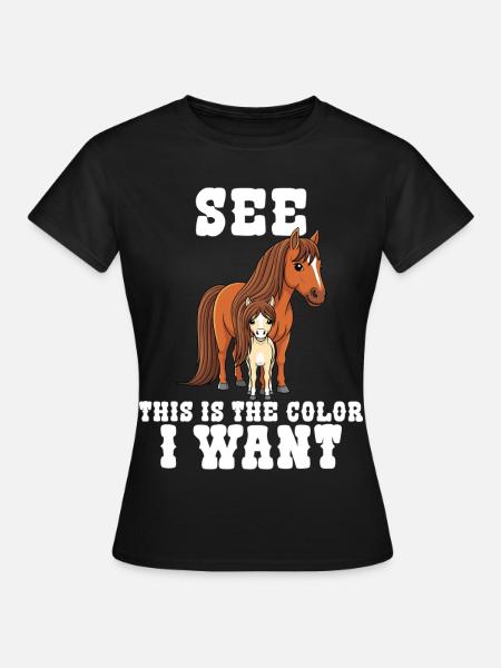 Humor Reiter Reiten - Frauen T-Shirt - Schwarz