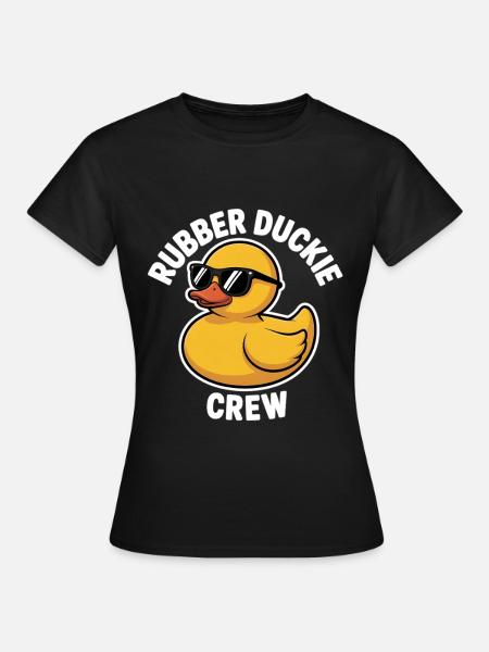 GummiEnte Crew Sonnenbrille - Frauen T-Shirt - Schwarz