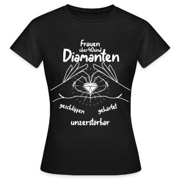 40e anniversaire - T-shirt Femme - noir - Devant - AI Model Female 172 dark (172cm)