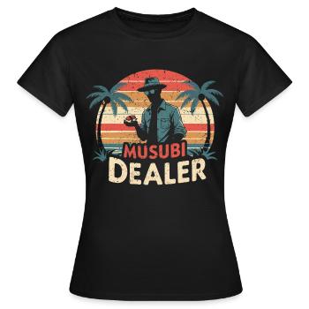 Revendeur Musubi - T-shirt Femme - noir - Devant - AI Model Female 172 dark (172cm)