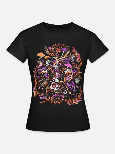 Karnevalsgeist - Frauen T-Shirt - Schwarz