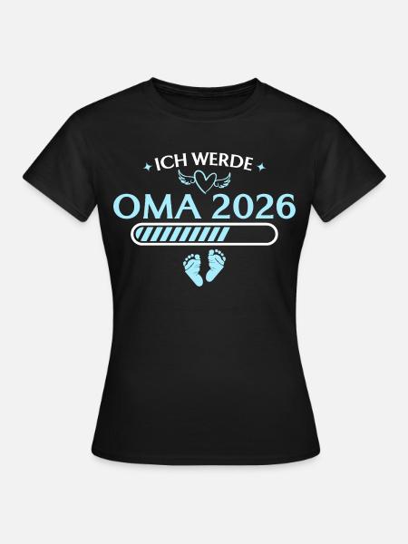Je vais annoncer la grossesse de grand-mère en 2026 - T-shirt Femme - noir