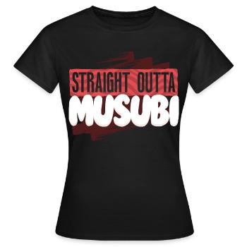 Musubi - T-shirt Femme - noir - Devant - AI Model Female 172 dark (172cm)