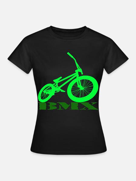 BMX Rad - Frauen T-Shirt - Schwarz