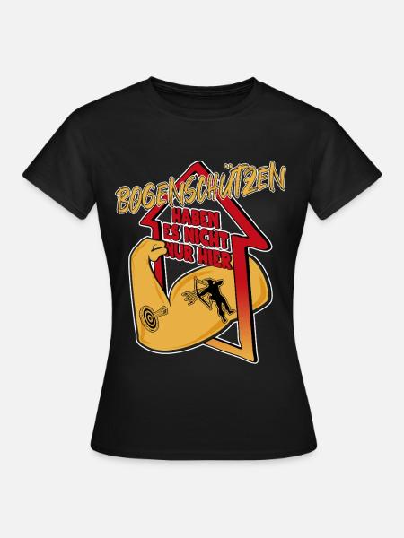 Bogen schießen - Frauen T-Shirt - Schwarz