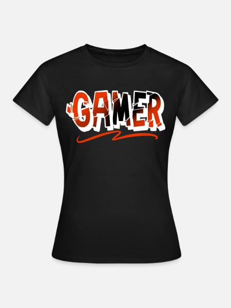 Gamer - Frauen T-Shirt - Schwarz