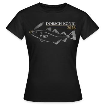 Cod King 2026 - Women's T-Shirt - black - Front - AI Model Female 172 dark (172cm)