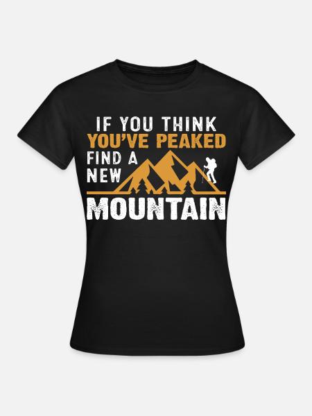 Wandern - Frauen T-Shirt - Schwarz
