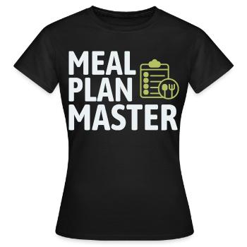 Diététicien agréé expert en alimentation consciente - T-shirt Femme - noir - Devant - AI Model Female 172 dark (172cm)