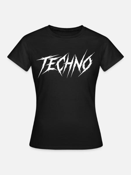 Brutaler Klauen-Techno - Frauen T-Shirt - Schwarz