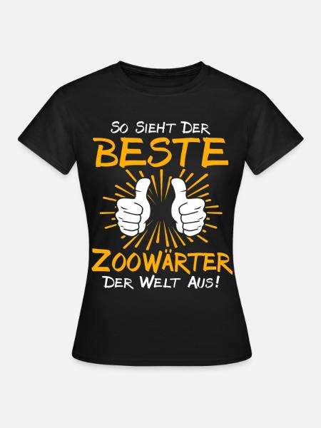 Zoowärter Geschenkidee - Frauen T-Shirt - Schwarz