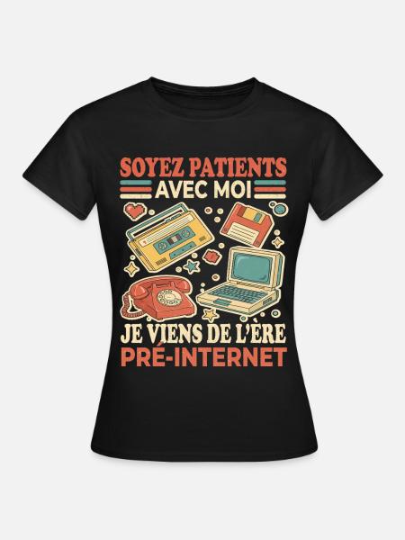 The humorous gift for old people - Women's T-Shirt - black