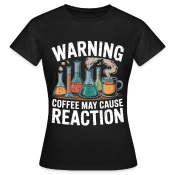 Humor from the everyday laboratory life of a chemical engineer - Women's T-Shirt - black - Front - AI Model Female 172 dark (172cm)