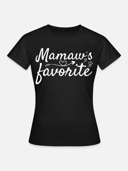 Lieblingsstück von Oma Mamaw - Frauen T-Shirt - Schwarz