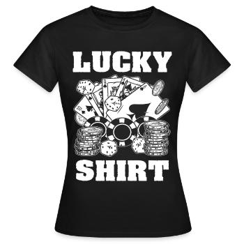 Casino Casino Players - Women's T-Shirt - black - Front - AI Model Female 172 dark (172cm)