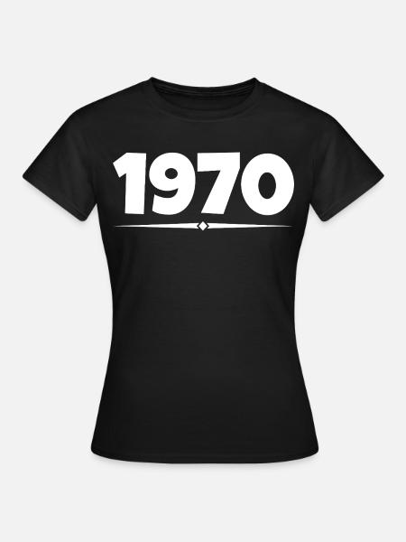 Geschenk von 1970 - Frauen T-Shirt - Schwarz