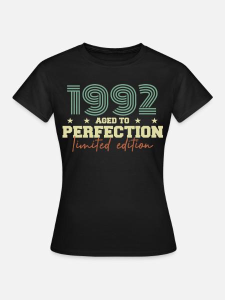 1992 - Frauen T-Shirt - Schwarz