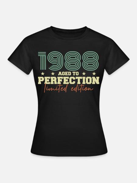 1988 - Frauen T-Shirt - Schwarz