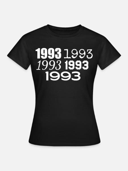 1993 - Frauen T-Shirt - Schwarz