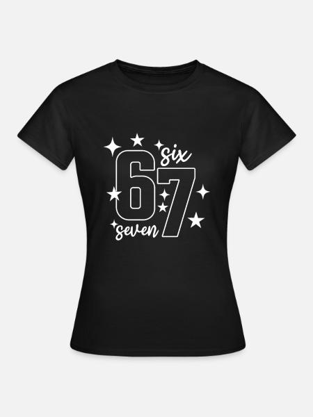 67 - Six Seven SixSeven 6-7 - T-shirt dam - svart