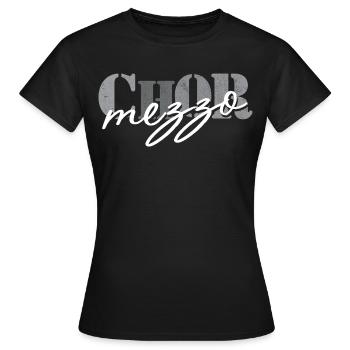 Choir mezzo-soprano - Women's T-Shirt - black - Front - AI Model Female 172 dark (172cm)