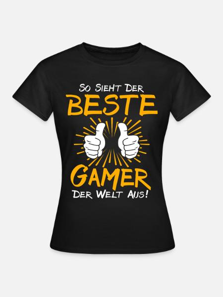 Gamer Geschenkidee - Frauen T-Shirt - Schwarz