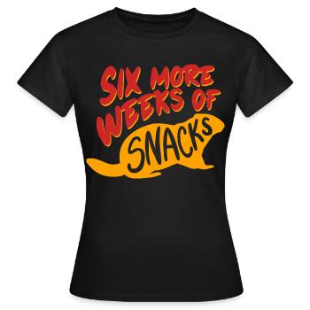 Marmotte du Jour sans fin - T-shirt Femme - noir - Devant - AI Model Female 172 dark (172cm)