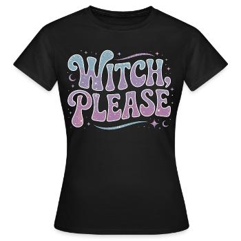 Sorcellerie Sorcière S’il vous plaît adore Sorcellerie Lanceuse de sorts - T-shirt Femme - noir - Devant - AI Model Female 172 dark (172cm)