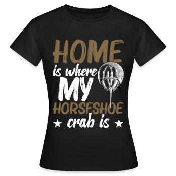 Chelicerata Fossilbiologe Stofftier - Frauen T-Shirt - Schwarz - Vorne - AI Model Female 172 dark (172cm)