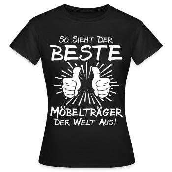 Meilleur porte-meubles - T-shirt Femme - noir - Devant - AI Model Female 172 dark (172cm)