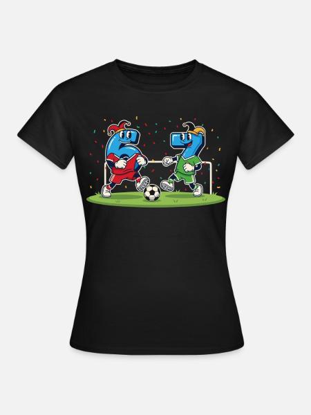 67 Six Seven Carnival Costume Fußball Italien Meme - Frauen T-Shirt - Schwarz