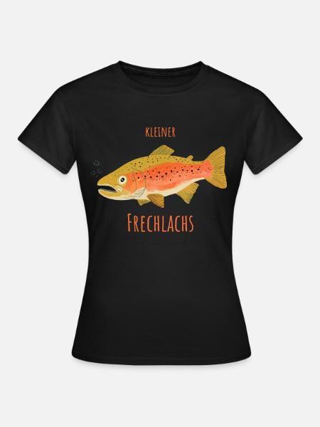 Little cheeky salmon - Women's T-Shirt - black