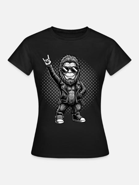 Rock, Rocker, Rock Musik, Heavy Metal, Rock Hand - Frauen T-Shirt - Schwarz