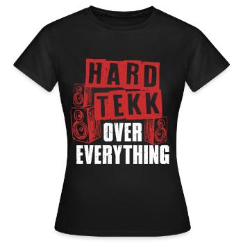 Hardtekk sur tout ce que l’Allemagne de l’Est est est - T-shirt Femme - noir - Devant - AI Model Female 172 dark (172cm)