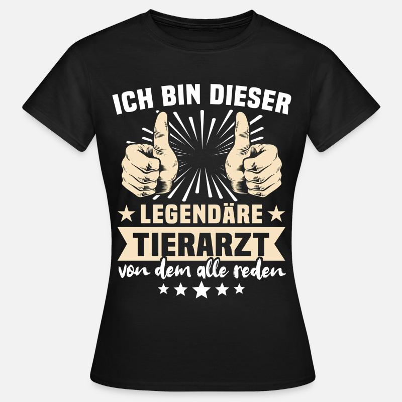Dyrlægens udsagn - T-shirt dam - svart