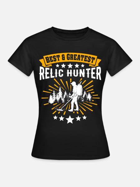 Reliktesucher Relikte Suchen - Frauen T-Shirt - Schwarz