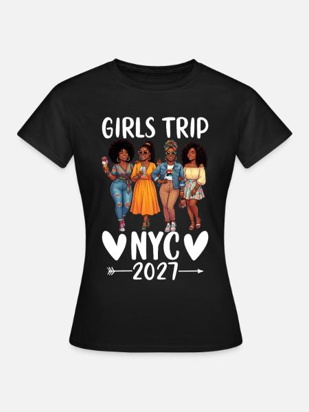 NYC Girls Trip 2027 - Frauen T-Shirt - Schwarz