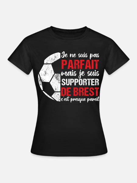 Brest-Supporter Brest Fußballgeschenk - Frauen T-Shirt - Schwarz